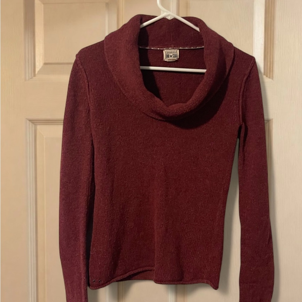 Converse Cowl Neck Sweater Size XS Women